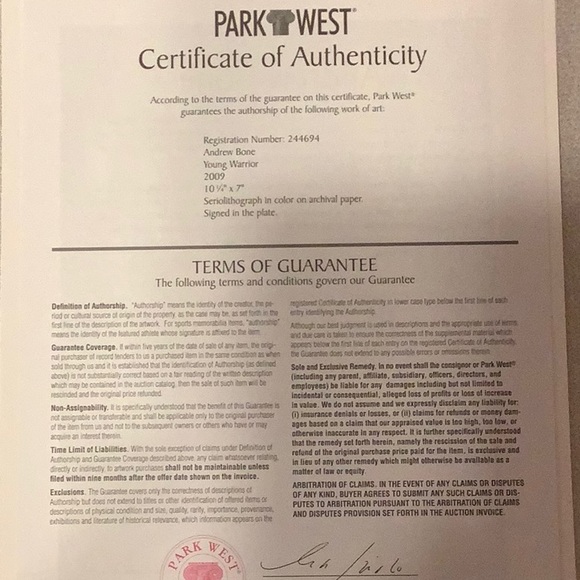 Young Warriors by Andrew Bone - Picture 2 of 2